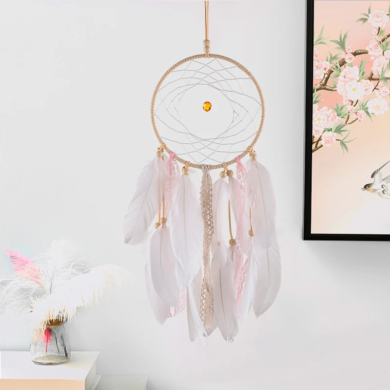 DIY Handmade Feather Dream Catcher Material Kit Nordic Style Hanging Wall Decor Light Ornament Dream Catchers Materials
DIY Handmade Feather Dream Catcher Material Kit Nordic Style Hanging Wall Decor Light Ornament Dream Catchers Materials