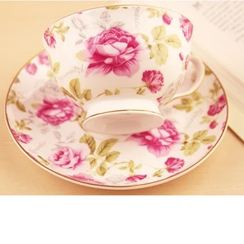 Flower Beautiful Coffee Cup Bone China Ceramic Tea Cups Saucers Porcelain Tazas De Porcelana Bottles Drinking Products 60N5012
Flower Beautiful Coffee Cup Bone China Ceramic Tea Cups Saucers Porcelain Tazas De Porcelana Bottles Drinking Products 60N5012