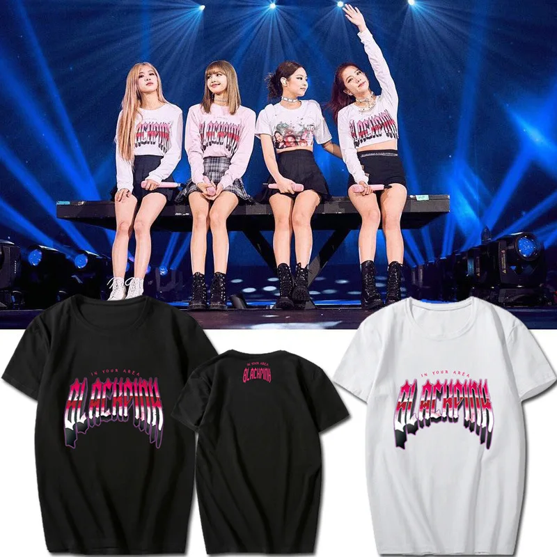 KPOP Blackpink Kill This Love Concerts T Shirt Women Short Sleeve O Neck Summer Tshirt Lisa Jisoo Jennie Rose Persona Clothes
KPOP Blackpink Kill This Love Concerts T Shirt Women Short Sleeve O Neck Summer Tshirt Lisa Jisoo Jennie Rose Persona Clothes