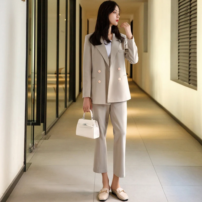 High end Casual women's Korean fashion temperament versatile simple receipts waist Slim British wind professional wear two-piece
High end Casual women's Korean fashion temperament versatile simple receipts waist Slim British wind professional wear two-piece