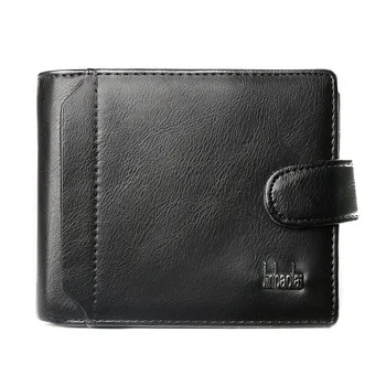 JINBAOLAI Men's Wallets Short Foreign Trade European Fashion Black Brown New Buckle Hasp ID Card Holder Dollar Coin Pocket Purse
JINBAOLAI Men's Wallets Short Foreign Trade European Fashion Black Brown New Buckle Hasp ID Card Holder Dollar Coin Pocket Purse