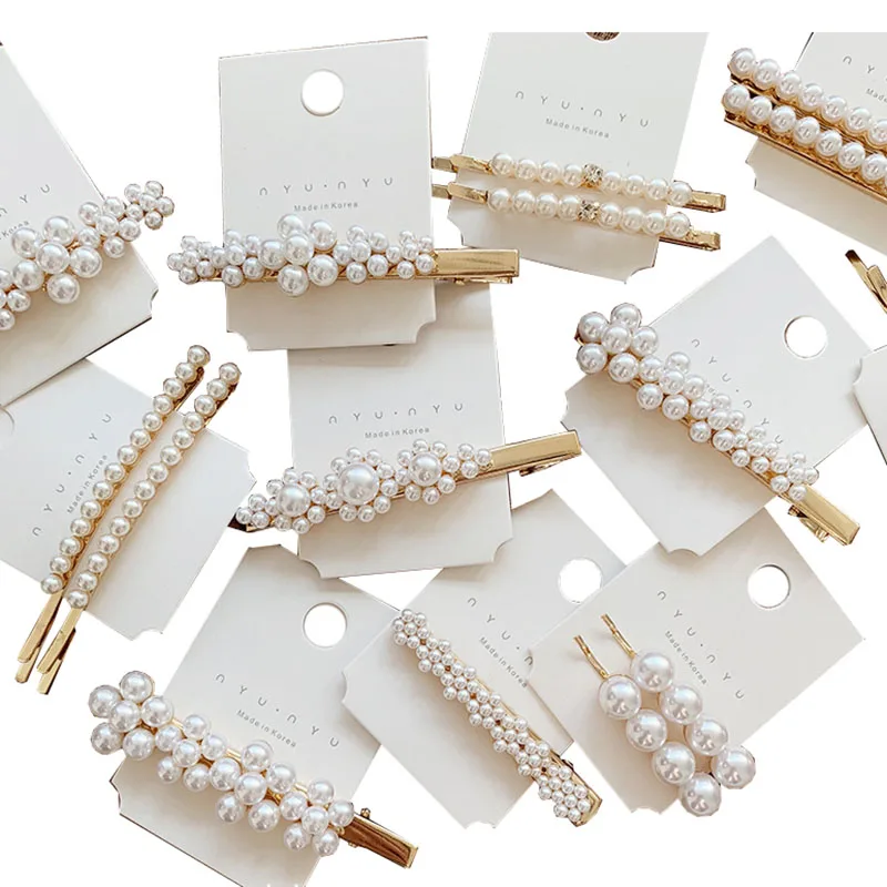 1/2PC Pearl Metal Hair clips Women HairClip Hairpin Girls Hairpins Barrette Hairgrip Bobby Pin Hair Accessories Dropship New fas
1/2PC Pearl Metal Hair clips Women HairClip Hairpin Girls Hairpins Barrette Hairgrip Bobby Pin Hair Accessories Dropship New fas
