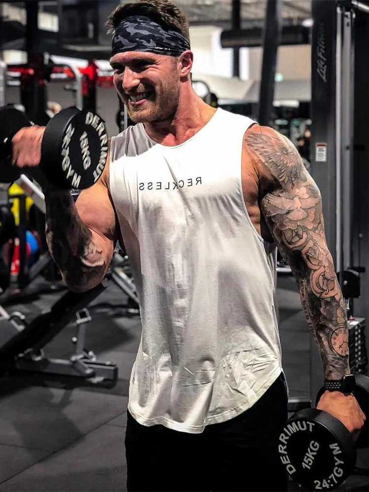 Tank Tops Letter Printed Men Sleeveless Tanktops For men Bodybuilding Clothing Undershirt Fitness Stringer vests
Tank Tops Letter Printed Men Sleeveless Tanktops For men Bodybuilding Clothing Undershirt Fitness Stringer vests