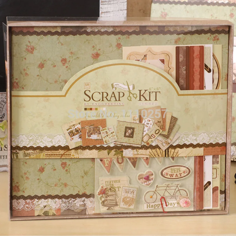 Eno Greeting Vintage Leisure Life Photo Scrapbook Album Kit DIY Holiday Scrapbook Album
Eno Greeting Vintage Leisure Life Photo Scrapbook Album Kit DIY Holiday Scrapbook Album