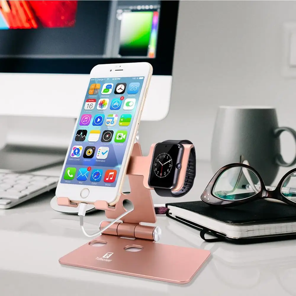 Henzarne Aluminum Alloy Cell Phone Tablet PC Desk Holder Mount Metal Foldable Mobile Stand for iphone 2 in 1
Henzarne Aluminum Alloy Cell Phone Tablet PC Desk Holder Mount Metal Foldable Mobile Stand for iphone 2 in 1