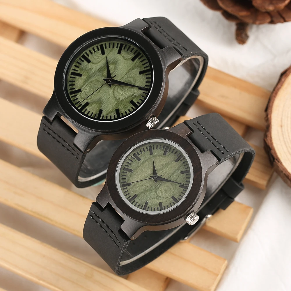 YISUYA Couple Wirst Watch Bamboo Wooden Lovers' Watches Nature Handmade Men Women Valentine's Gift Sweet Honey Watch Gift Clock (8)