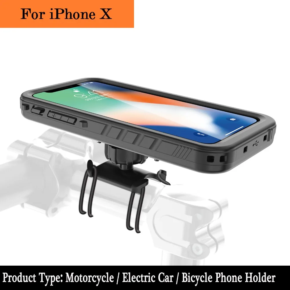 For iPhone X Bicycle Mount Shockproof Case bag, for Bike phone holder Motorcycle Rack GPS moto support Handlebar stand
For iPhone X Bicycle Mount Shockproof Case bag, for Bike phone holder Motorcycle Rack GPS moto support Handlebar stand