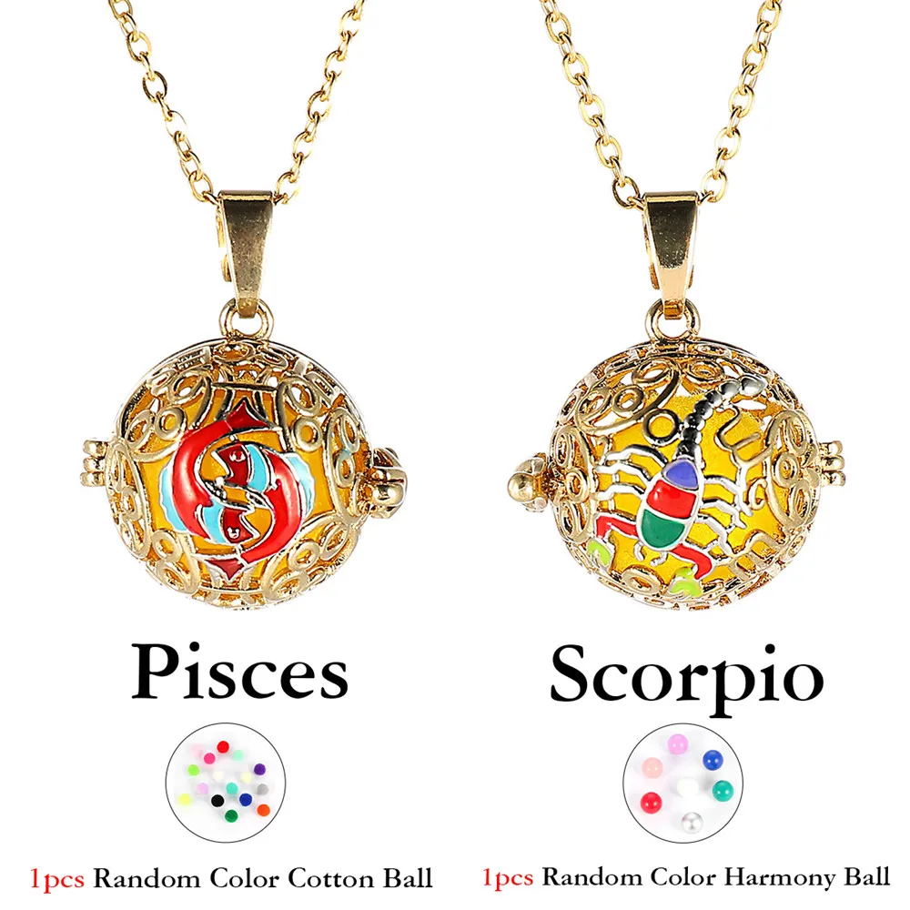 2pcs Pisces and Scorpio Zodiac Sign 12 Constellation Pendant Necklace Gold Color Zodiac Jewelry Necklaces Gift for Best Couples
2pcs Pisces and Scorpio Zodiac Sign 12 Constellation Pendant Necklace Gold Color Zodiac Jewelry Necklaces Gift for Best Couples