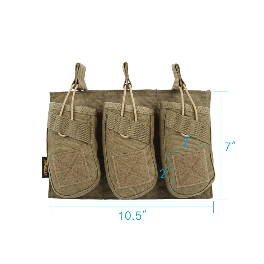 Tactical Universal Triple AK47 Ammo Clips Outdoor Hunting Equipment Bag Military Molle Magazine Pouch Tactical Universal Triple AK47 Ammo Clips Outdoor Hunting Equipment Bag Military Molle Magazine Pouch