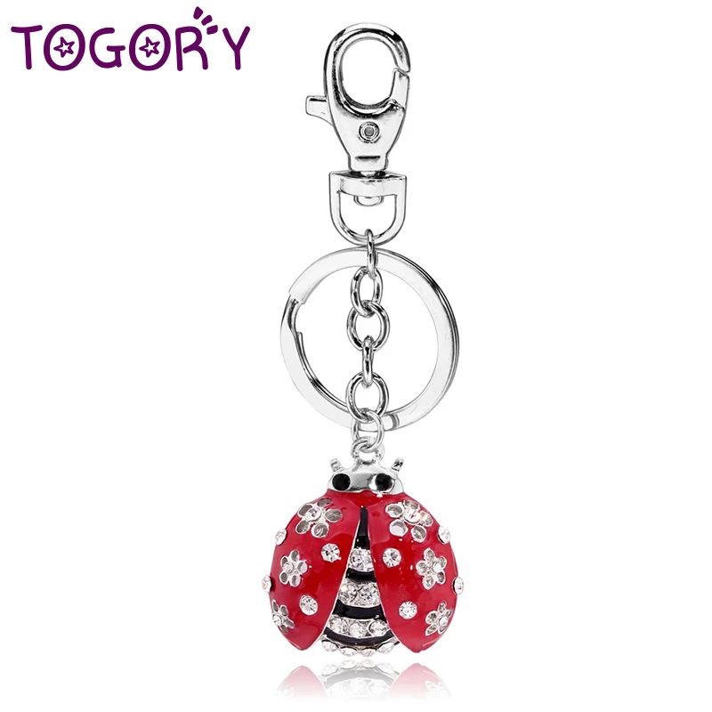 TOGORY Cute ladybug Crystal Rhinestone Keyrings Key Chains Rings Holder Purse Bag For Car Lovely Keychains
TOGORY Cute ladybug Crystal Rhinestone Keyrings Key Chains Rings Holder Purse Bag For Car Lovely Keychains