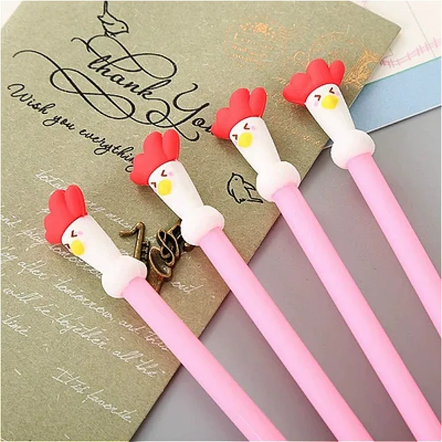 1pcs Little Red Chicken Gel Pen School Stationeries School Supplies Lovely Kawaii Cute Beautiful Colour Office Black 0.5mm
1pcs Little Red Chicken Gel Pen School Stationeries School Supplies Lovely Kawaii Cute Beautiful Colour Office Black 0.5mm