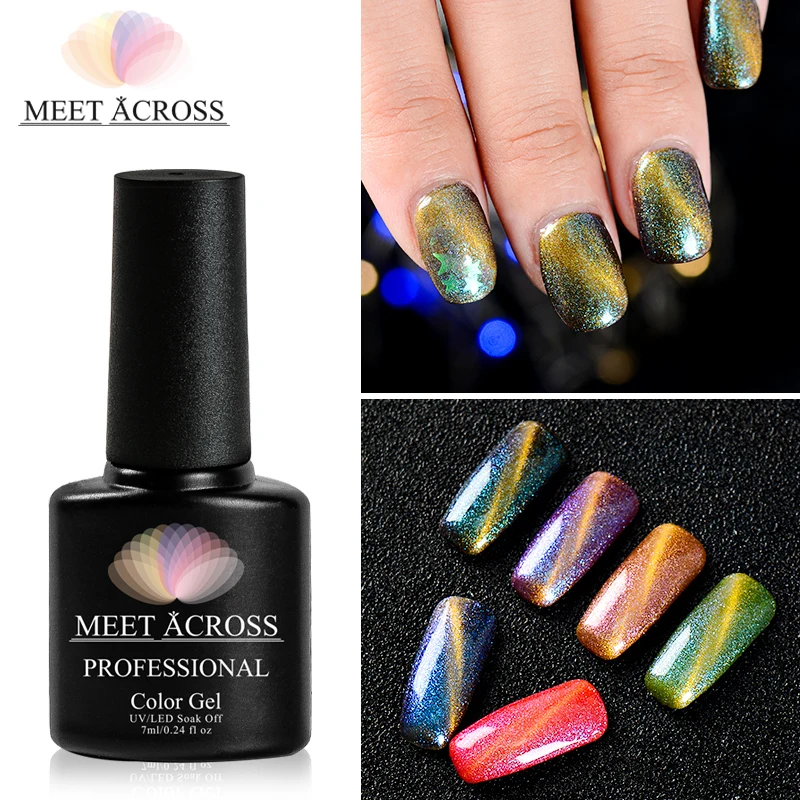 MEET ACROSS 7ML Nail Polish Cat Eye Gel Magnetic Nail Gel Manicure Hybrid Varnish Lacquer GelLak Gelpolish Semi Soak Off
MEET ACROSS 7ML Nail Polish Cat Eye Gel Magnetic Nail Gel Manicure Hybrid Varnish Lacquer GelLak Gelpolish Semi Soak Off