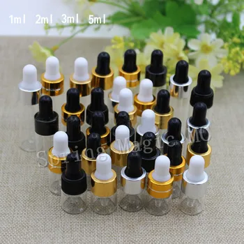 100pcs/lot 1ml 2ml 3ml 5ml Clear Aromatherapy Esstenial Oil Bottle with Glass Eye Dropper Portable Mini Empty Dropper Bottle
100pcs/lot 1ml 2ml 3ml 5ml Clear Aromatherapy Esstenial Oil Bottle with Glass Eye Dropper Portable Mini Empty Dropper Bottle