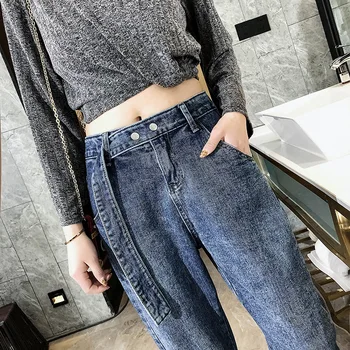 Nonis Women Loose Harem Jeans High Waist Spring Ankle Length Daddy Pants Casual Women Jeans Pants 2019 Skinny Jeans
Nonis Women Loose Harem Jeans High Waist Spring Ankle Length Daddy Pants Casual Women Jeans Pants 2019 Skinny Jeans