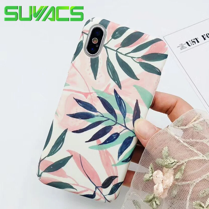 SUYACS For iPhone 5 5S SE Case Retro Pink Green Leaves Pattern Matte Hard PC Phone Cases For iPhone5 Back Cover Coque Fundas
SUYACS For iPhone 5 5S SE Case Retro Pink Green Leaves Pattern Matte Hard PC Phone Cases For iPhone5 Back Cover Coque Fundas