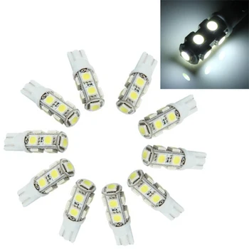 TOYL 10 * T10 194 168 W5W 9 LED 5050 SMD Light Bulbs White Light for Low Consumption Car
TOYL 10 * T10 194 168 W5W 9 LED 5050 SMD Light Bulbs White Light for Low Consumption Car