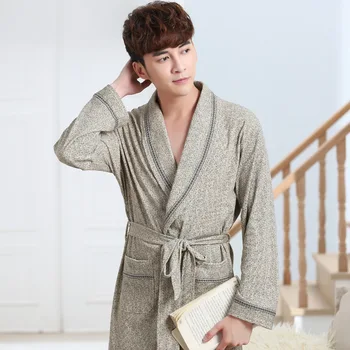 New Robe Man Bathrobe Nightgowns New Men's Cotton Pajamas Yukata Men Badjas Mannen Peignoir De Bain Kimono Cotton Brand Bathrobe
New Robe Man Bathrobe Nightgowns New Men's Cotton Pajamas Yukata Men Badjas Mannen Peignoir De Bain Kimono Cotton Brand Bathrobe