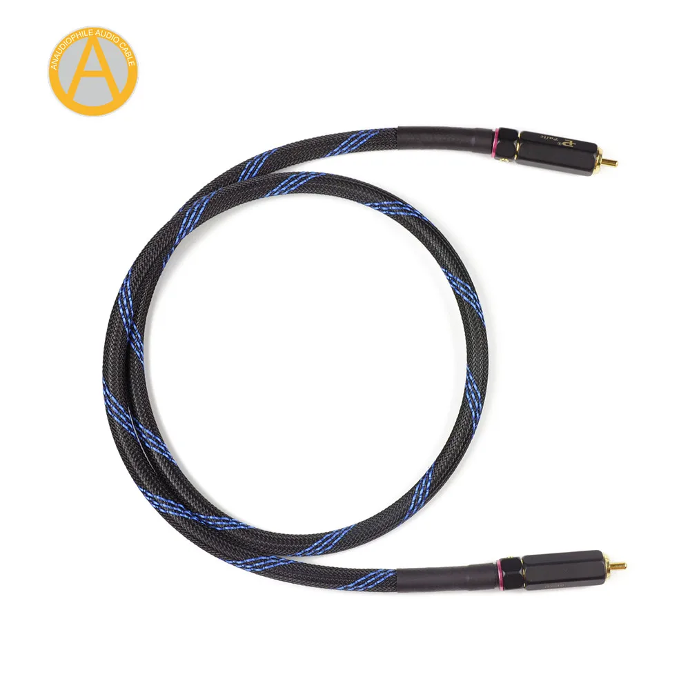 ANAUDIOPHILE CO01 75 Ohms Coaxial Cable RCA Male To RCA Male High Performance For Hi-Fi Digital Audio Video DAC CD Player TV-BOX
ANAUDIOPHILE CO01 75 Ohms Coaxial Cable RCA Male To RCA Male High Performance For Hi-Fi Digital Audio Video DAC CD Player TV-BOX