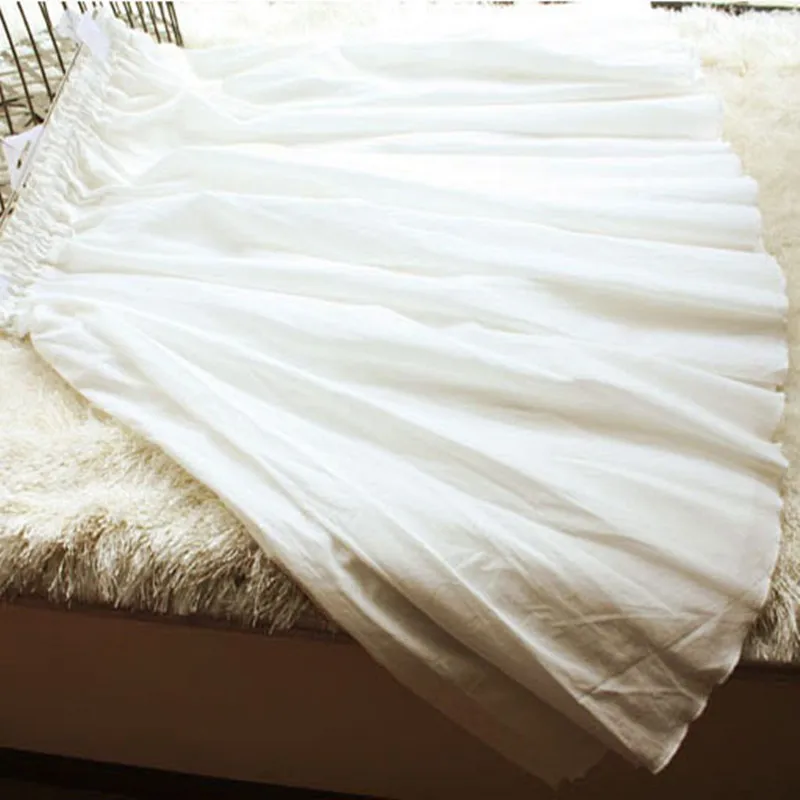 Free Shipping 2019 New Fashion 100% Cotton Knee Length Summer Spring Japan Style Elastic Waist A-line White Skirt For Women
Free Shipping 2019 New Fashion 100% Cotton Knee Length Summer Spring Japan Style Elastic Waist A-line White Skirt For Women