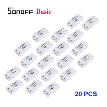 2/3/4/5/6/10/20pcs Sonoff Basic 10A/2200W Wireless Remote Switch Timer WiFi Switch for Alexa Google Home Smart Automation Module
2/3/4/5/6/10/20pcs Sonoff Basic 10A/2200W Wireless Remote Switch Timer WiFi Switch for Alexa Google Home Smart Automation Module
