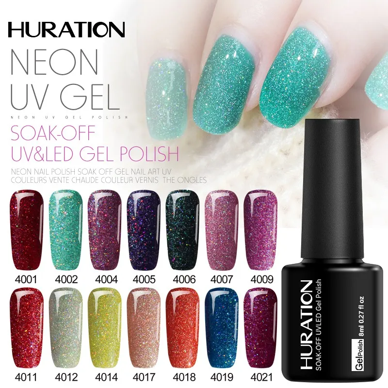 Huration Neon UV Gel Varnish Hybrid Glitter Colorful Nails Art Lucky Glaze UV Gel Nail Polish for Color All Gel Polish Soak Off
Huration Neon UV Gel Varnish Hybrid Glitter Colorful Nails Art Lucky Glaze UV Gel Nail Polish for Color All Gel Polish Soak Off