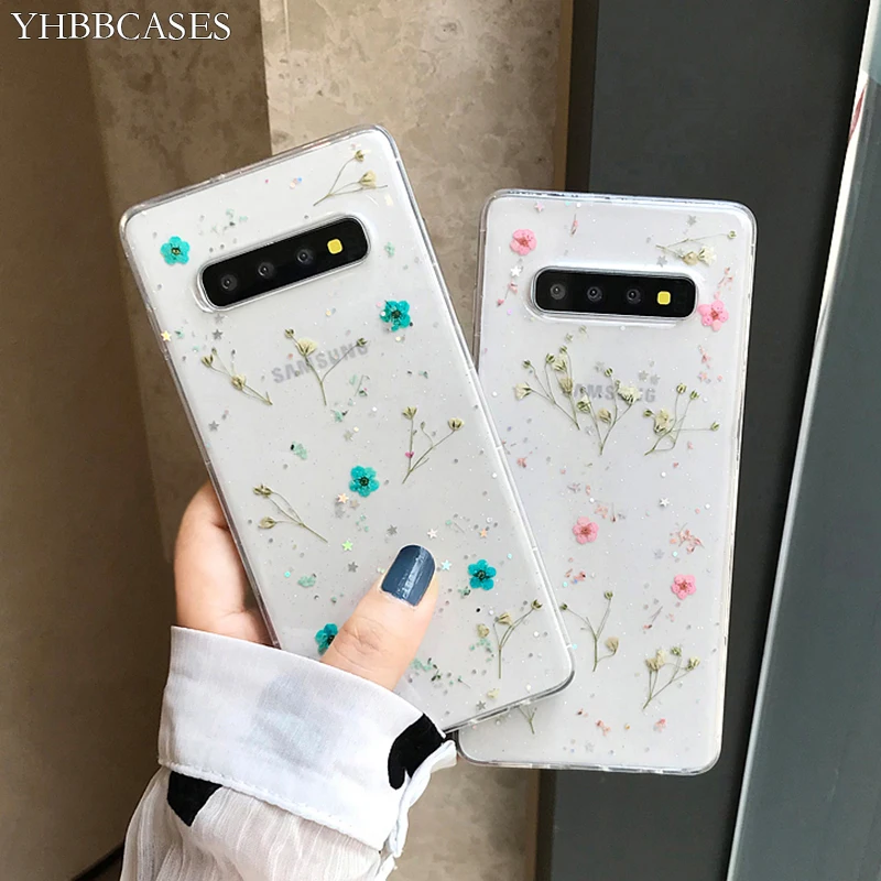 YHBBCASES Nature Dried Flowers Handmade Phone Cover For Samsung Galaxy S9 S10 Plus Note 10 Pro Glitter Powders Clear Floral Case
YHBBCASES Nature Dried Flowers Handmade Phone Cover For Samsung Galaxy S9 S10 Plus Note 10 Pro Glitter Powders Clear Floral Case