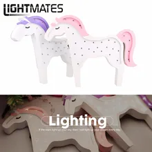 Wooden Unicorn LED Night Light 28Led Lamp Home Bedside Decoratiom for Children Kids Nightlight Wood Horse LED Lighting Desk lamp
Wooden Unicorn LED Night Light 28Led Lamp Home Bedside Decoratiom for Children Kids Nightlight Wood Horse LED Lighting Desk lamp