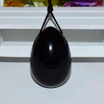 1 pcs 45x30mm Recovery after Birth Drilled Yoni Obsidian Egg for Kegel Pelvic Floor Muscles Vaginal Exercise Ben Wa Ball
1 pcs 45x30mm Recovery after Birth Drilled Yoni Obsidian Egg for Kegel Pelvic Floor Muscles Vaginal Exercise Ben Wa Ball