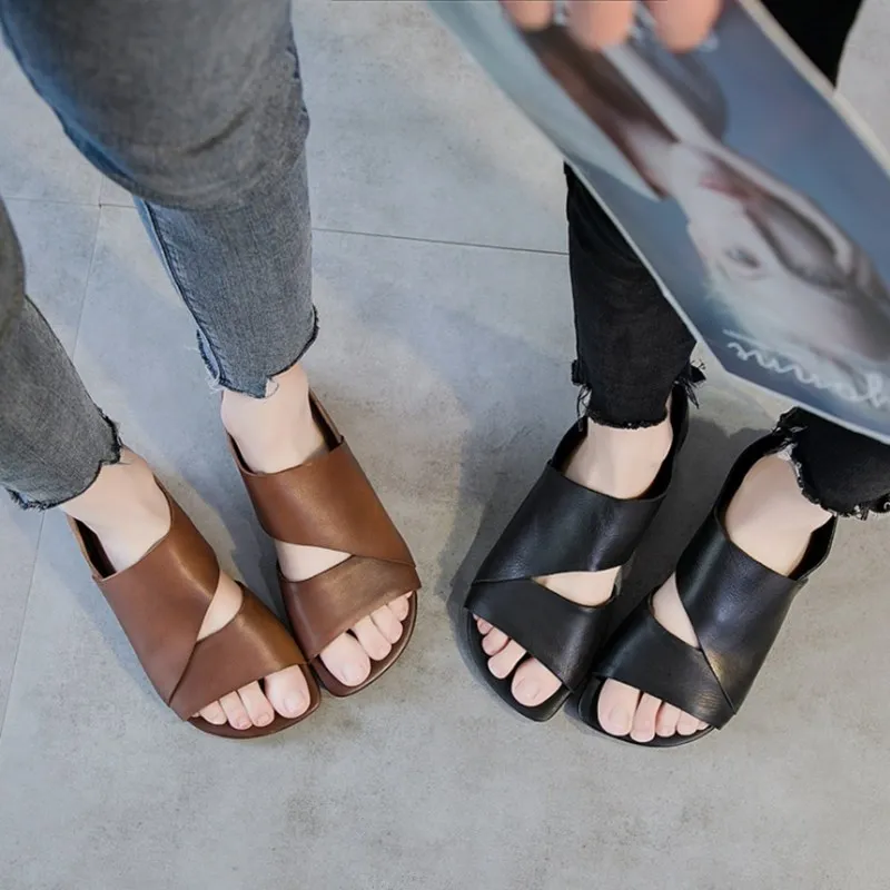 Casual flat comfortable summer women's shoes new retro fish mouth comfortable single shoes back zipper art wild women's sandals
Casual flat comfortable summer women's shoes new retro fish mouth comfortable single shoes back zipper art wild women's sandals