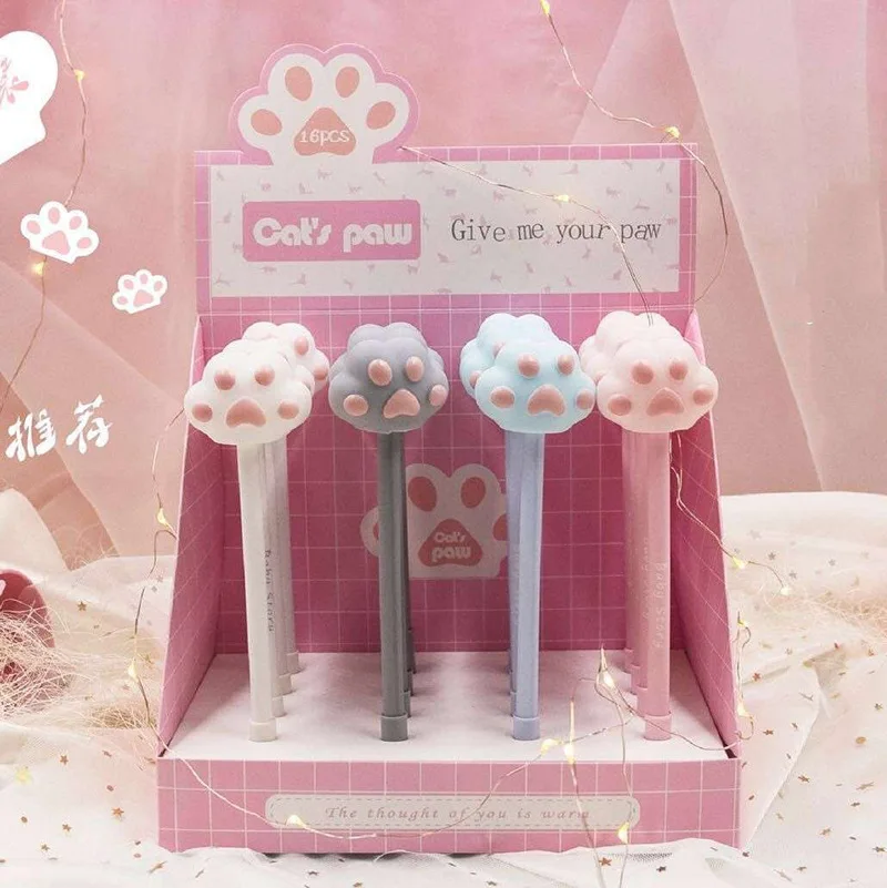 Cat Claw Style Gel Pen Signature Pen Escolar Papelaria School Office Supply Promotional Gift
Cat Claw Style Gel Pen Signature Pen Escolar Papelaria School Office Supply Promotional Gift