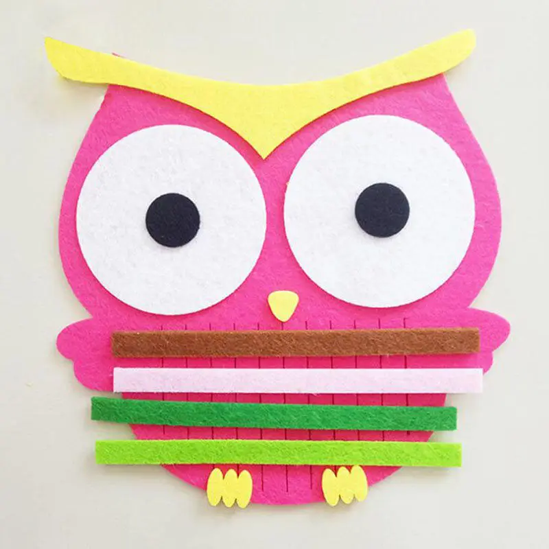 Hot Owl Shape Preschool Supplies Customized Educational Non-woven Weaving Kindergarten Teaching Equipment Teaching Manual DIY
Hot Owl Shape Preschool Supplies Customized Educational Non-woven Weaving Kindergarten Teaching Equipment Teaching Manual DIY