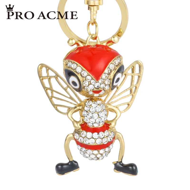 Pro Acme Enamel Alloy Jungle Animal Key Chain Bee Key Ring for Women Bag Handbag Charm Jewelry Keychain Car Key Holder PWK0888
Pro Acme Enamel Alloy Jungle Animal Key Chain Bee Key Ring for Women Bag Handbag Charm Jewelry Keychain Car Key Holder PWK0888