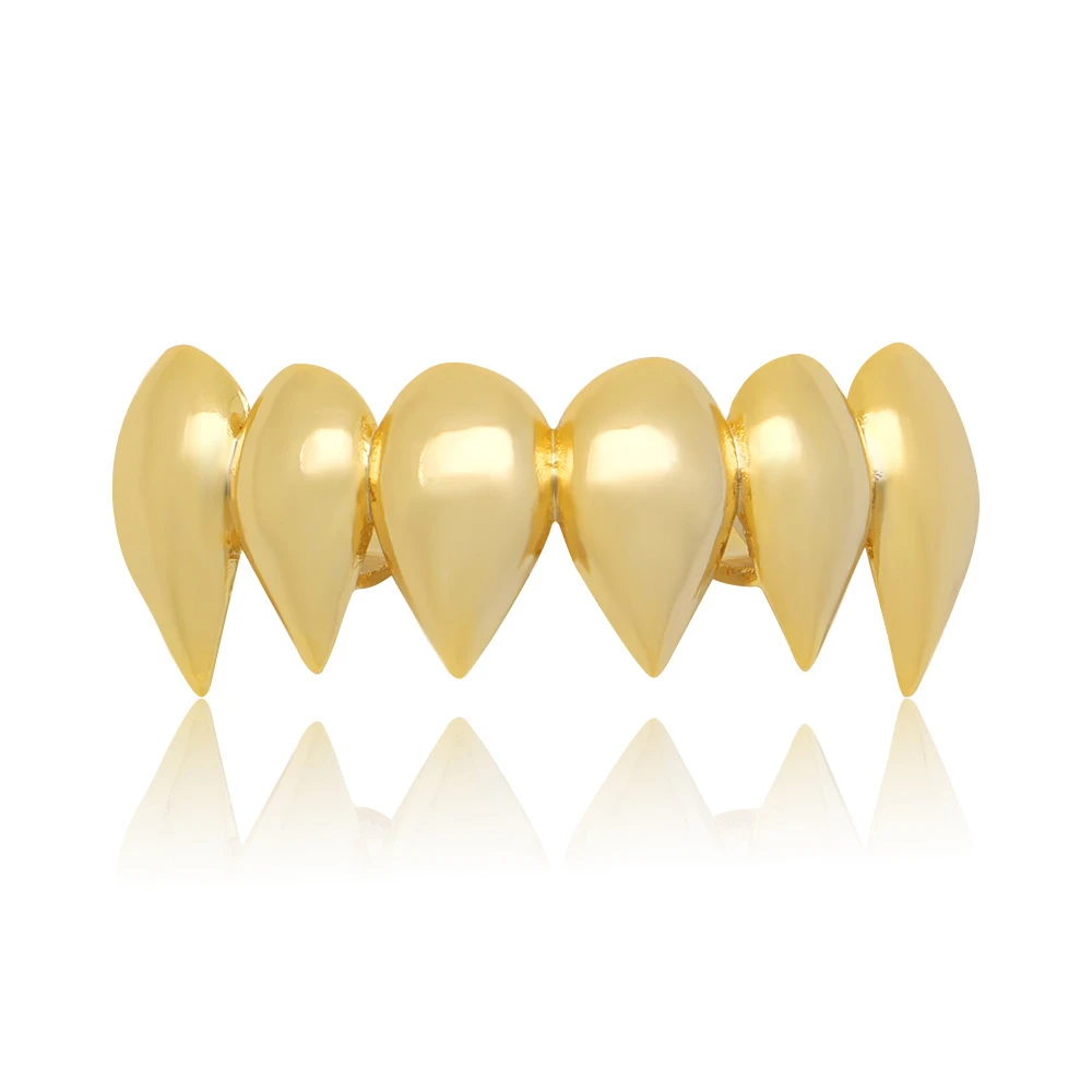 OMYFUN Fang Teeth Grillz Pop Club Mouth Accessory Tooth Grillz Top Sharp Drop Grills Hiphop Teeth Caps Custom Handmade Grillz
OMYFUN Fang Teeth Grillz Pop Club Mouth Accessory Tooth Grillz Top Sharp Drop Grills Hiphop Teeth Caps Custom Handmade Grillz