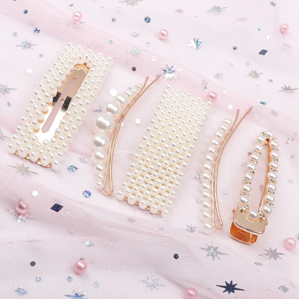 Xugar Hair Accessories Korea Pearl Barrettes with Bowknot for Women Ladies Elegant Jewelry Hairgrips Valentine's Day Hair Pins
Xugar Hair Accessories Korea Pearl Barrettes with Bowknot for Women Ladies Elegant Jewelry Hairgrips Valentine's Day Hair Pins