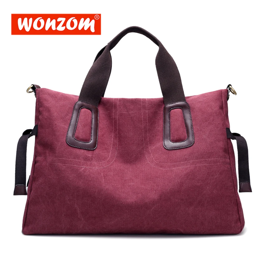 WONZOM 2018 Vintage Bolsa Canvas Pure Color Large Capacity Women Handbags Casual Tote Solid Shoulder Bags For Beach In Summer 
WONZOM 2018 Vintage Bolsa Canvas Pure Color Large Capacity Women Handbags Casual Tote Solid Shoulder Bags For Beach In Summer