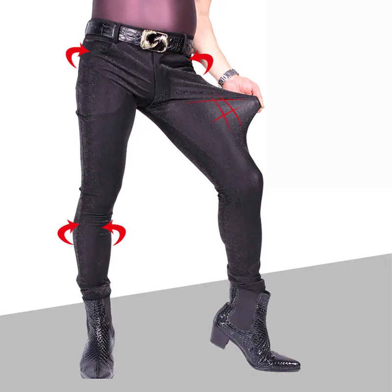 Sexy Male Fashion 3D Camouflage Lattice Casual Leg Pants Hair Stylist PU Thin Leather Skinny Jeans Faux Leather Man Pencil Pants
Sexy Male Fashion 3D Camouflage Lattice Casual Leg Pants Hair Stylist PU Thin Leather Skinny Jeans Faux Leather Man Pencil Pants