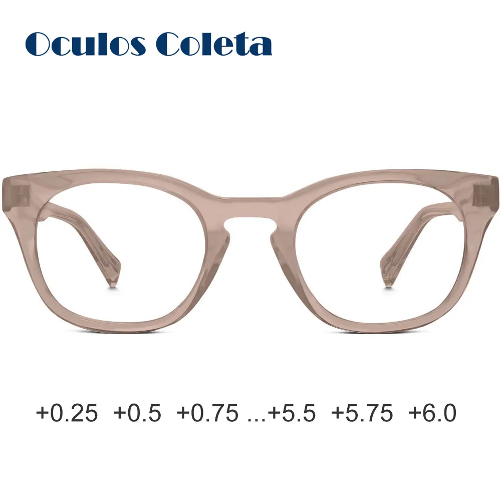 Round reading glasses for women +6.0 +5.75 +5.5 +5.0 +4.75 +4.5 +4.25 +4.0 +3.75 +3.5 +3.25 +3.0 +2.75 +2.5 +2.25
Round reading glasses for women +6.0 +5.75 +5.5 +5.0 +4.75 +4.5 +4.25 +4.0 +3.75 +3.5 +3.25 +3.0 +2.75 +2.5 +2.25