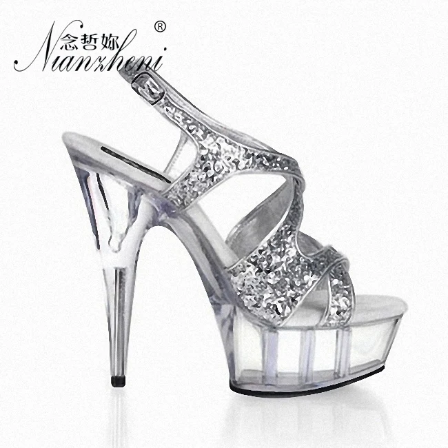 6inch pumps women shoes sepatu safety shoes 15CM Stripper punk platform heels ladies sandals italian shoes with matchi silvery
6inch pumps women shoes sepatu safety shoes 15CM Stripper punk platform heels ladies sandals italian shoes with matchi silvery