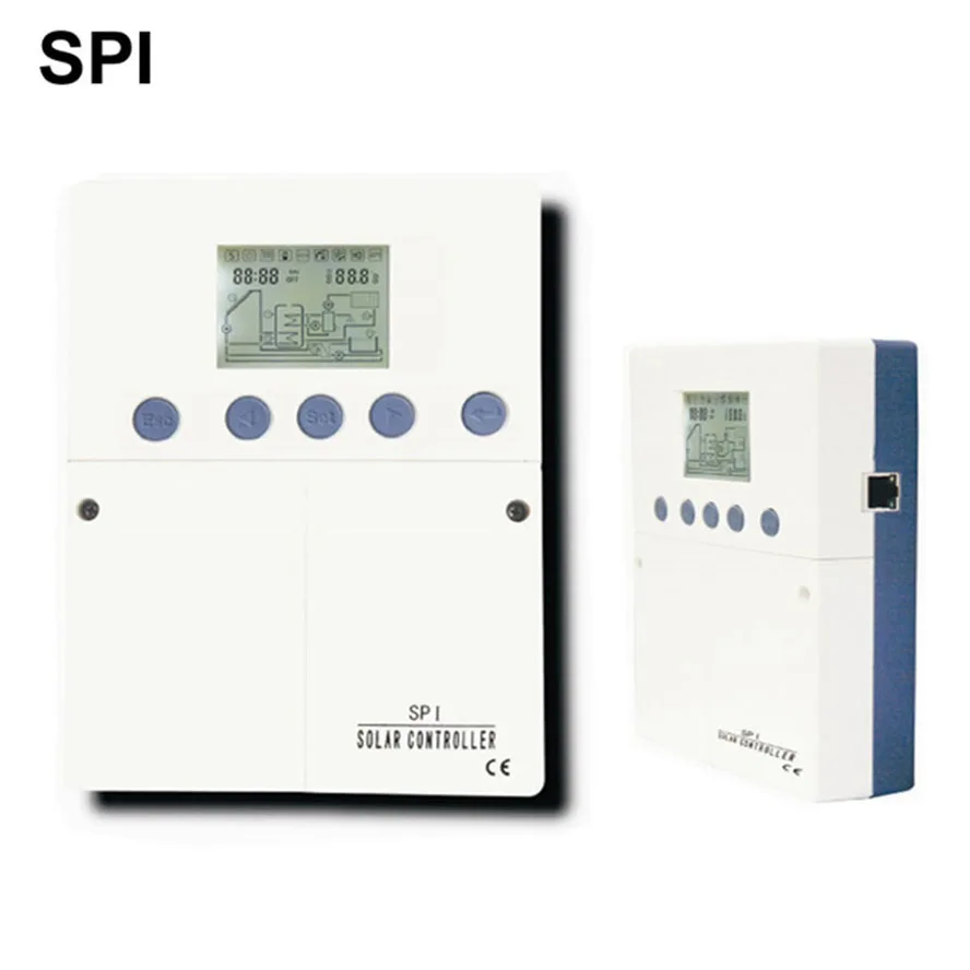 SPI SWH Soalr Hot Water Heater Tank Controller with 6 Operating Systems Solar Collector Heating Controller
SPI SWH Soalr Hot Water Heater Tank Controller with 6 Operating Systems Solar Collector Heating Controller