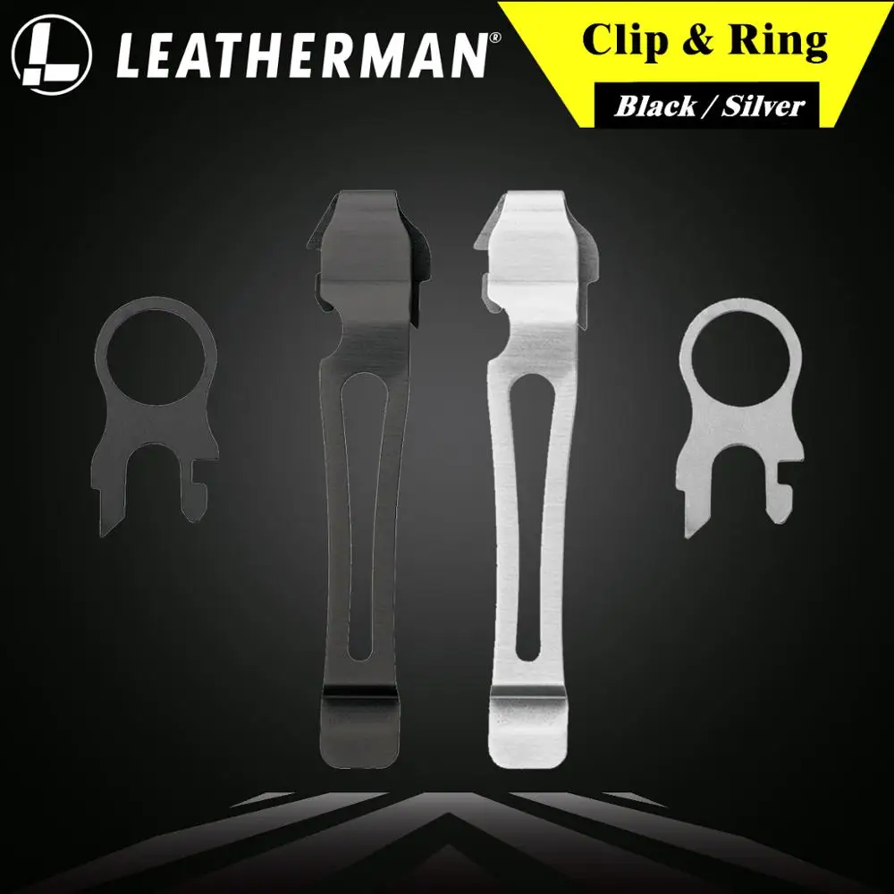 

Leatherman Quick-Release Pocket Clip and Lanyard Ring Silver/Black