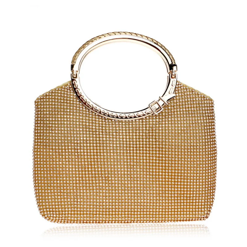 Women's Handbag with Crystal Rhinestone, Evening Clutch Bags for Parties and Weddings, Clutch Purses