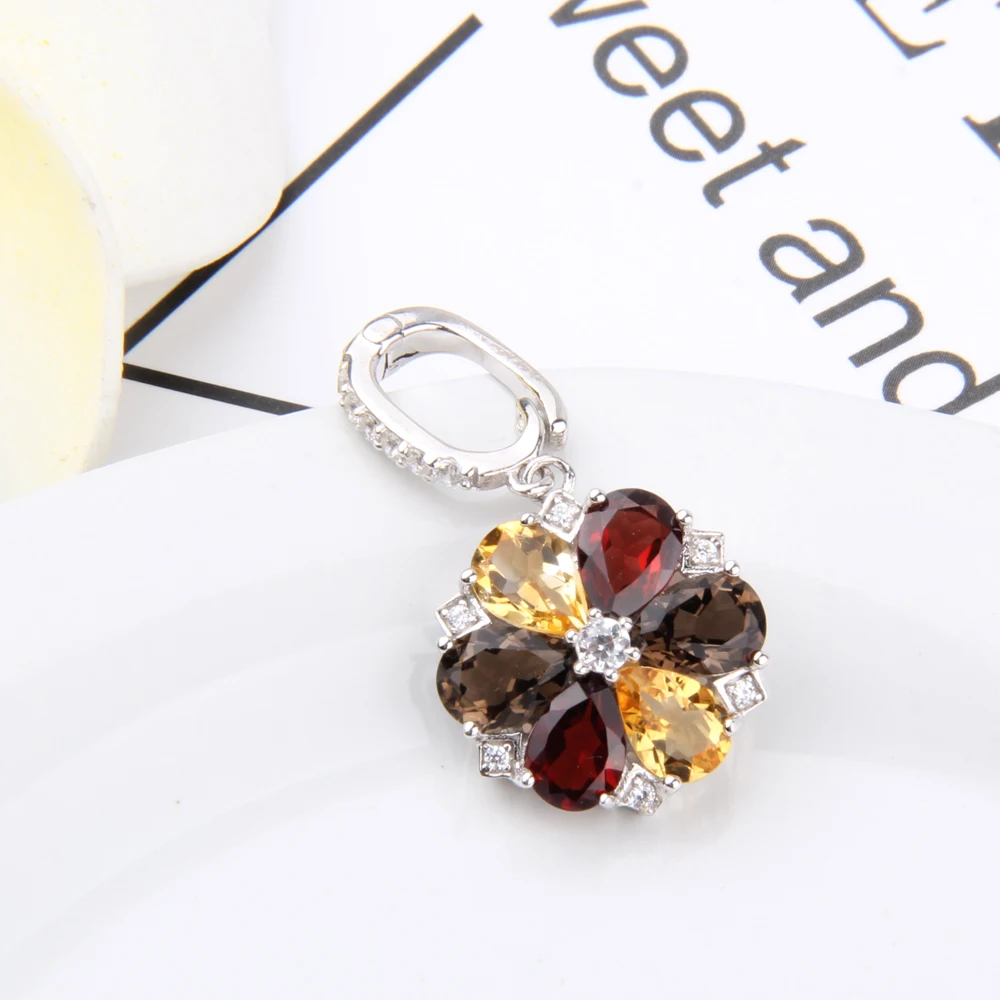 Gem-s-Ballet-New-Arrival-Citrine-Garnet-Smoky-Quartz-4-02ct-Real-925-Sterling-silver-Necklace (1)