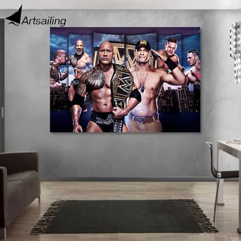 1 piece canvas painting john cena the rock boxing champion posters and prints canvas painting for living room XA-1858D
1 piece canvas painting john cena the rock boxing champion posters and prints canvas painting for living room XA-1858D
