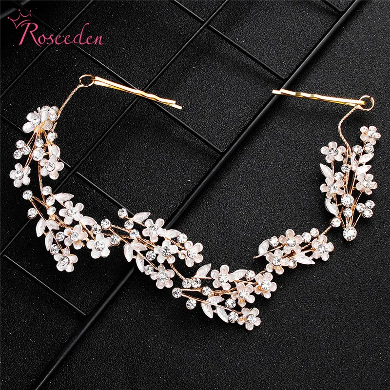 Newest Silver Gold Color Small Flowers Crystal Alloy Bride Hair Vine Headband Wedding Hair Jewelry Accessories RE3452
Newest Silver Gold Color Small Flowers Crystal Alloy Bride Hair Vine Headband Wedding Hair Jewelry Accessories RE3452