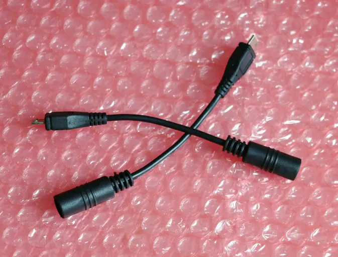 2pcs / Article new micro usb b male 5pin to DC 5.5x2.1mm Female connector adapter cord Charging Cable Extension line 12cm
2pcs / Article new micro usb b male 5pin to DC 5.5x2.1mm Female connector adapter cord Charging Cable Extension line 12cm