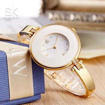 Women Quartz Watch Bracelet Gold Luxury Shengke Brand Ladies Dial Wristwatches Fashion Women's Watches Gifts Relogio Feminino
Women Quartz Watch Bracelet Gold Luxury Shengke Brand Ladies Dial Wristwatches Fashion Women's Watches Gifts Relogio Feminino