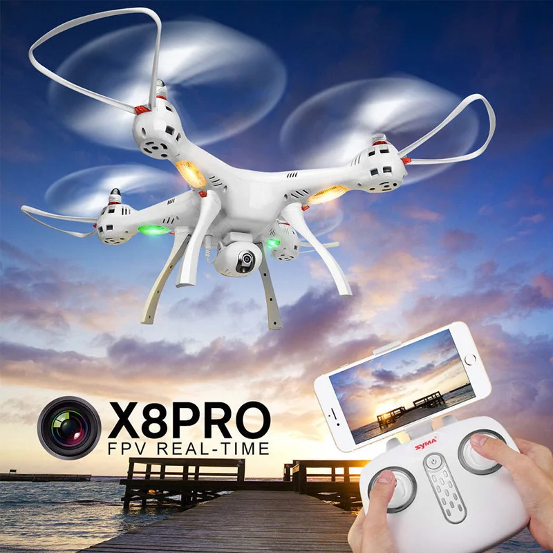 Original SYMA X8PRO GPS Drone WIFI FPV RC Quadcopter with HD 720P Camera Hover Function Headless Mode RTF 2.4GHz RC Helicopter (18)