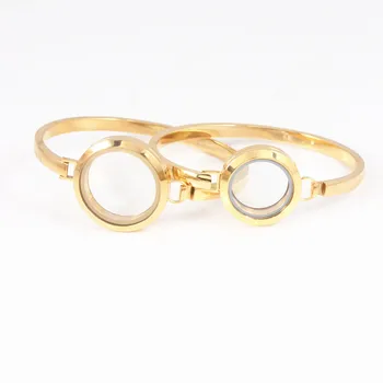 10Pcs/lot 7/8 Inches Round Locket Bangles Screw 316L Stainless Steel Gold 25/30mm Floating Charms Lockets Bracelets for Women
10Pcs/lot 7/8 Inches Round Locket Bangles Screw 316L Stainless Steel Gold 25/30mm Floating Charms Lockets Bracelets for Women