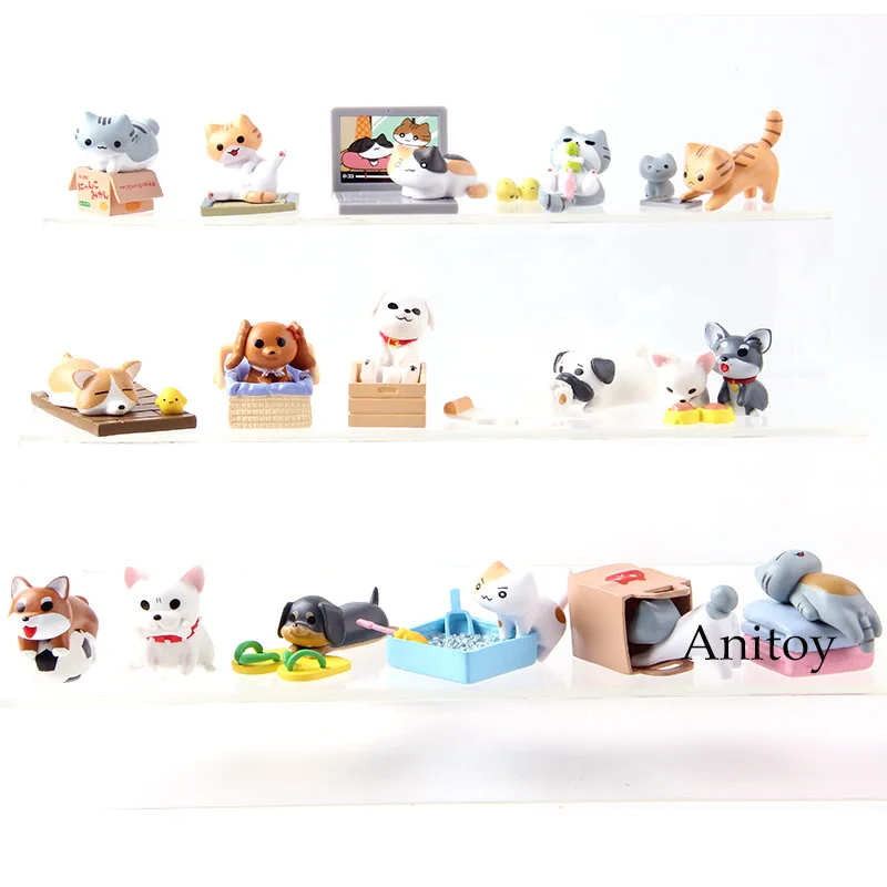 Cartoon Kawaii Cats Neko Atsume Nekono Kyuujitsu 2 Puppy Dog Inuno Nichijou Mini PVC Cute Action Figures Toys Dolls 8pcs/set
Cartoon Kawaii Cats Neko Atsume Nekono Kyuujitsu 2 Puppy Dog Inuno Nichijou Mini PVC Cute Action Figures Toys Dolls 8pcs/set
