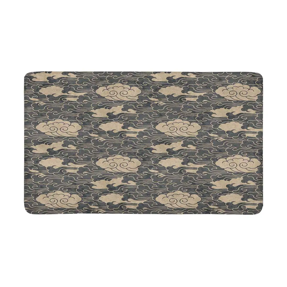 Traditional Cloud Chinese Pattern Indoor Doormat Large Non Slip Front Entrance Door Mat Rug 
Traditional Cloud Chinese Pattern Indoor Doormat Large Non Slip Front Entrance Door Mat Rug